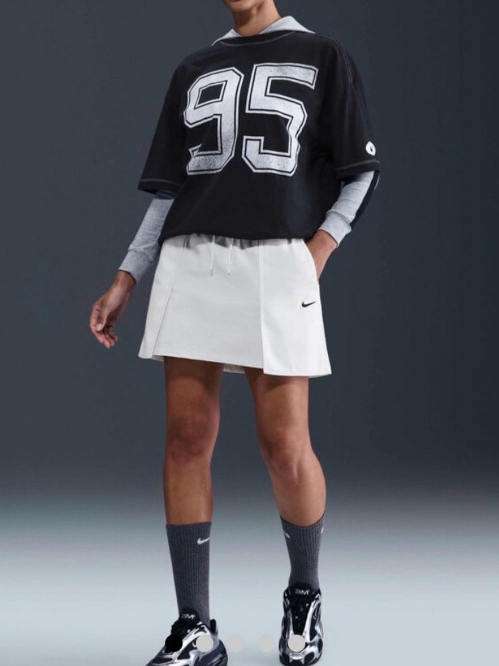 Nike Sportswear Womens Cargo Mini Skirt White (IB2034-121) Size XS